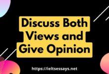discuss both views and give opinion