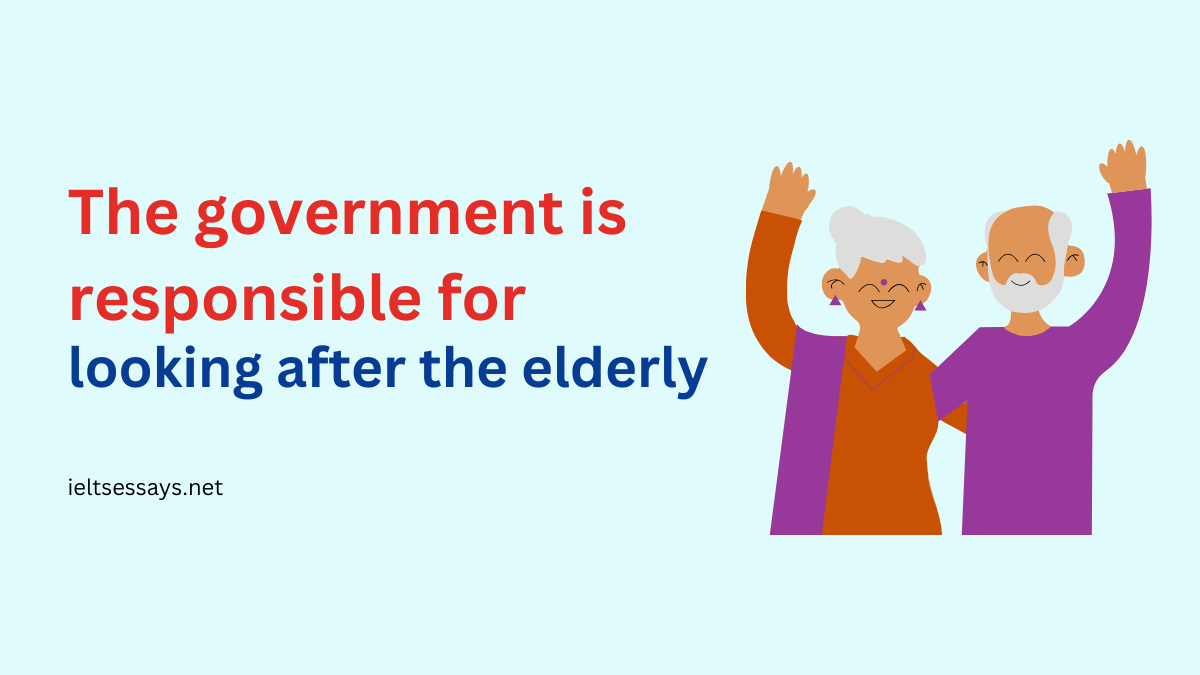 responsibility of looking after elderly