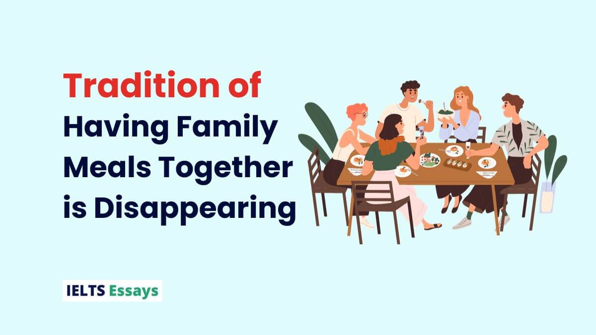 tradition of family meals essay